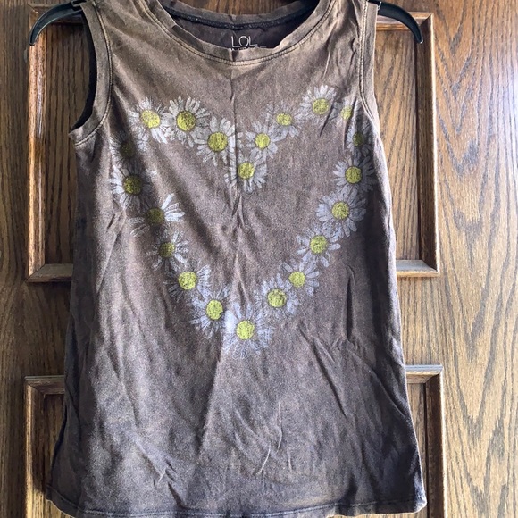 Lol vintage flower heart tee - Picture 1 of 3